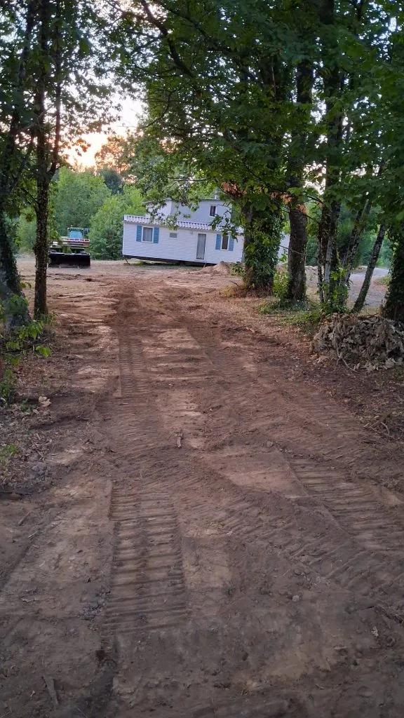 Travaux sur le site